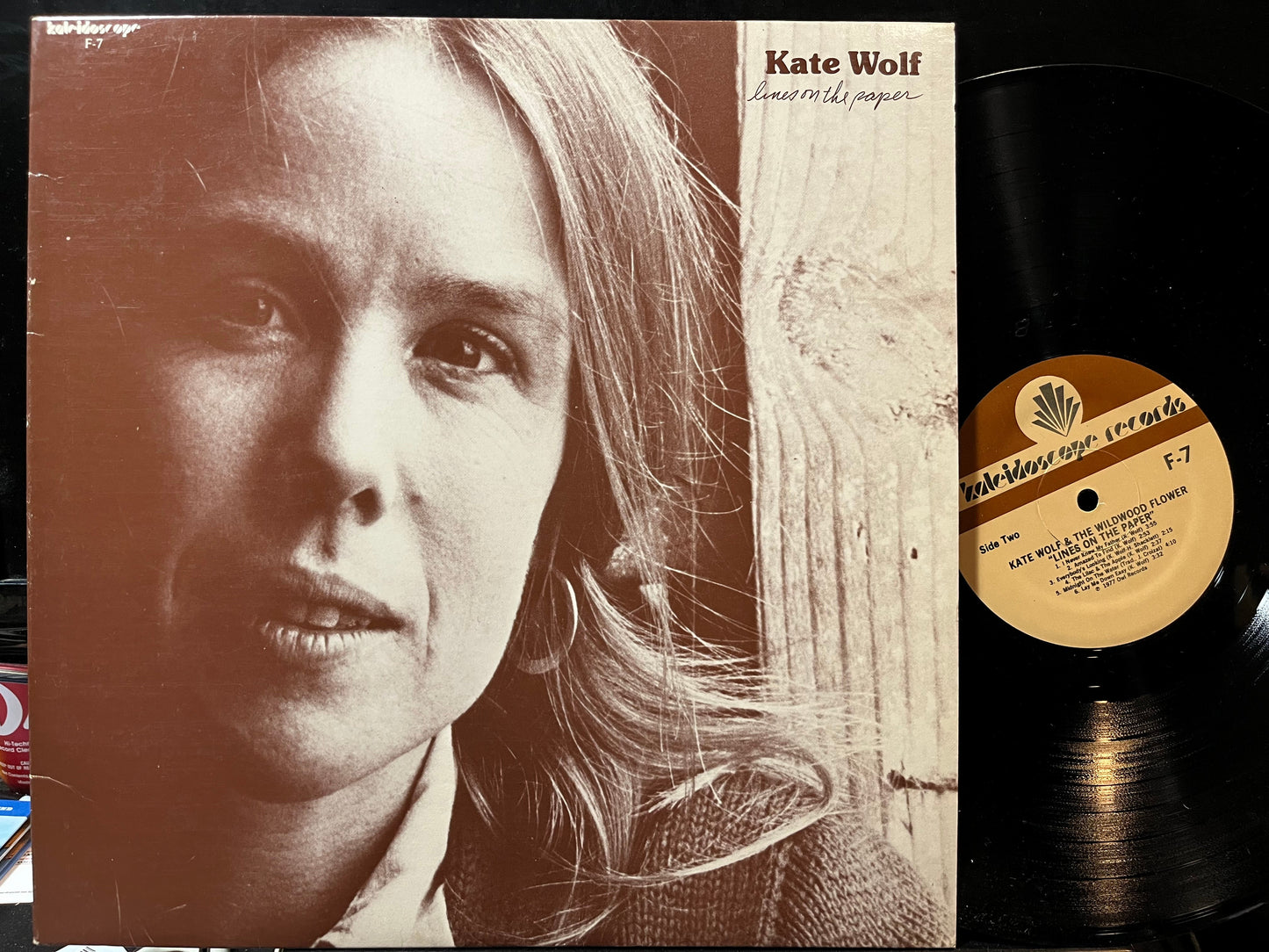 Kate Wolf - Lines On The Paper (VINYL) | Near Mint (NM) Excellent (EX)-