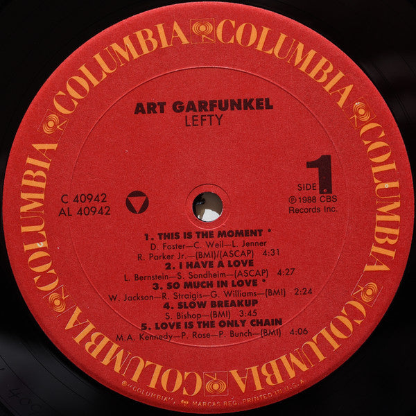 Art Garfunkel - Lefty | Near Mint (NM) Excellent (EX)-