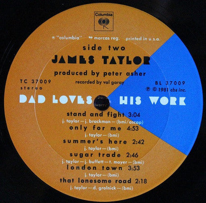 James Taylor (2) - Dad Loves His Work *SANTA MARIA* | Near Mint (NM) Excellent (EX)-
