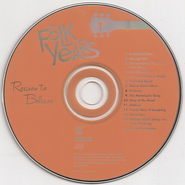 Various - The Folk Years Reason To Believe | Near Mint (NM) Near Mint (NM)-