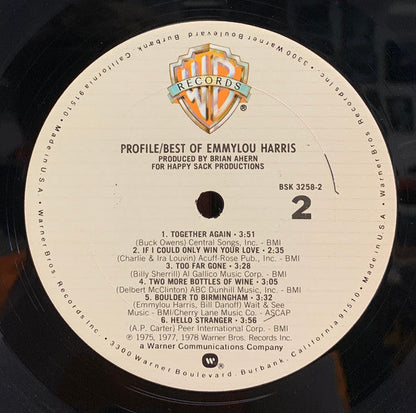 Emmylou Harris - Profile / Best Of Emmylou Harris (VINYL) | Near Mint (NM) Near Mint (NM)-
