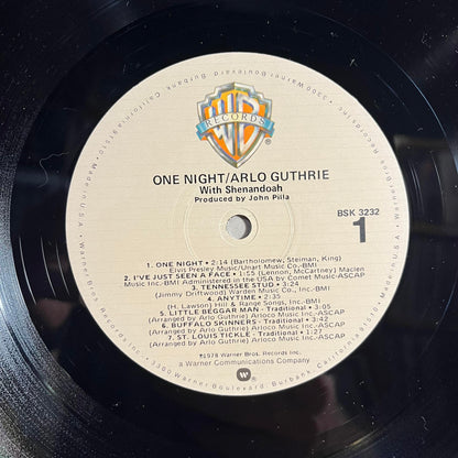 Arlo Guthrie - One Night | Near Mint (NM) Excellent (EX)-