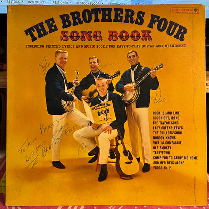 The Brothers Four - Song Book *SIGNED* | Near Mint (NM) Excellent (EX)-