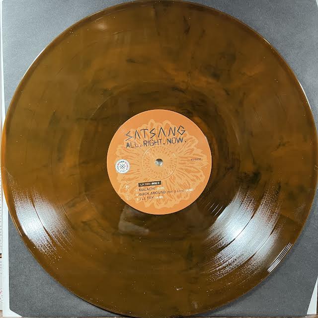 Satsang (2) - All. Right. Now. (ORANGE W/ BLACK SMOKE VINYL) | Near Mint (NM or M-)-