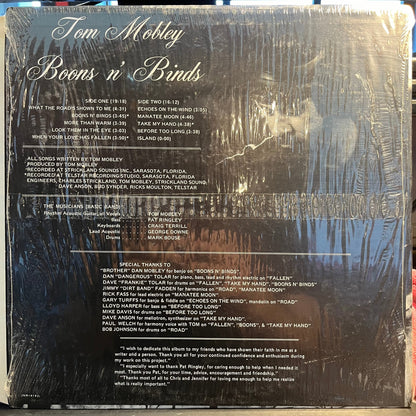 Tom Mobley - Boons n' Binds *SHRINK* | Near Mint (NM) Near Mint (NM)-
