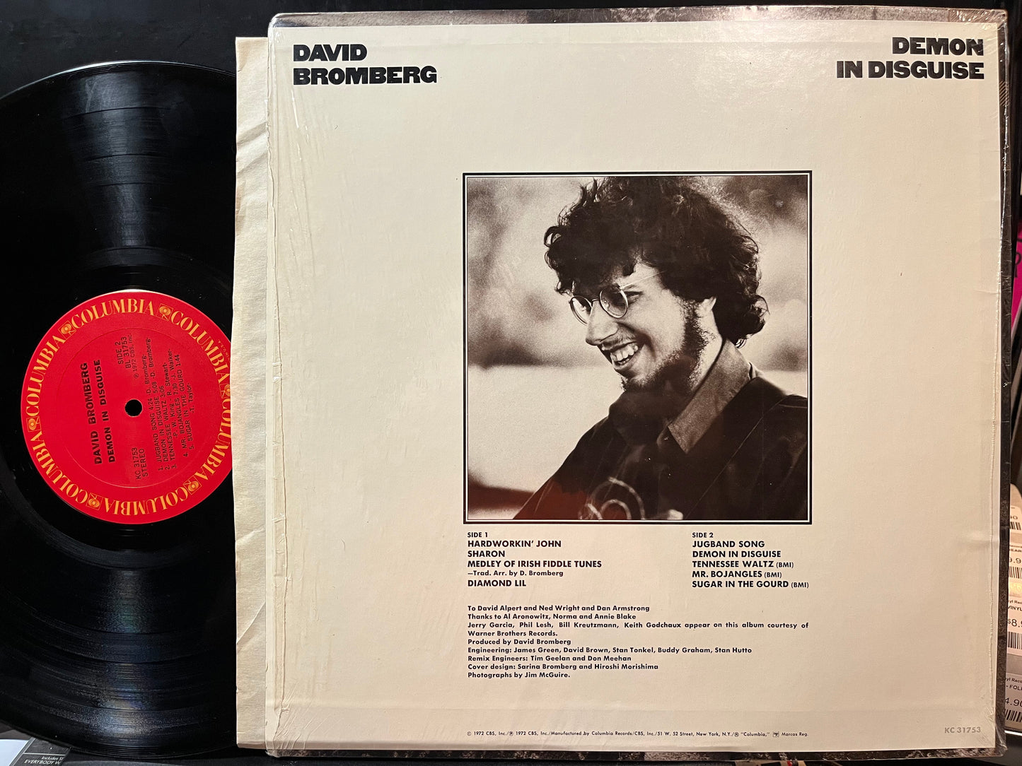 David Bromberg - Demon In Disguise (VINYL) | Near Mint (NM or M-) Near Mint (NM)-