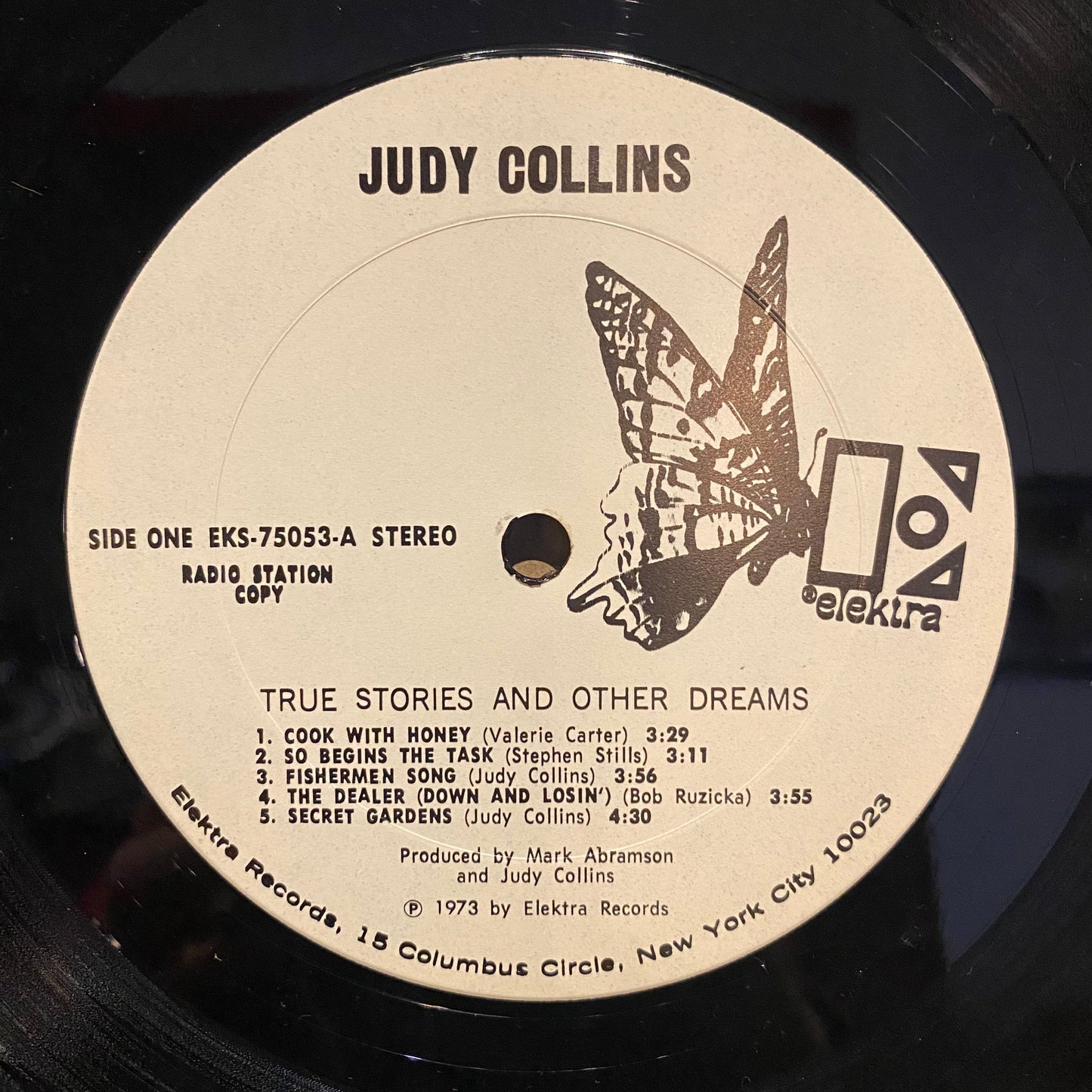 Judy Collins - True Stories *PROMO* | Near Mint (NM) Excellent (EX)-