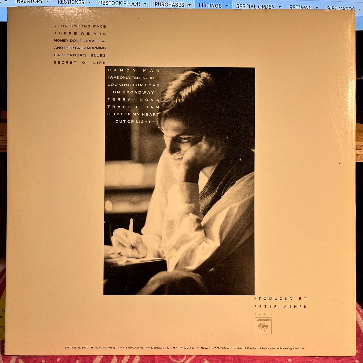 James Taylor (2) - JT *SANTA MARIA* | Near Mint (NM) Near Mint (NM)-