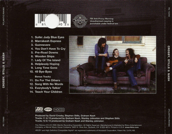 Crosby, Stills & Nash - Crosby, Stills & Nash (CD) | Near Mint (NM) Near Mint (NM)-