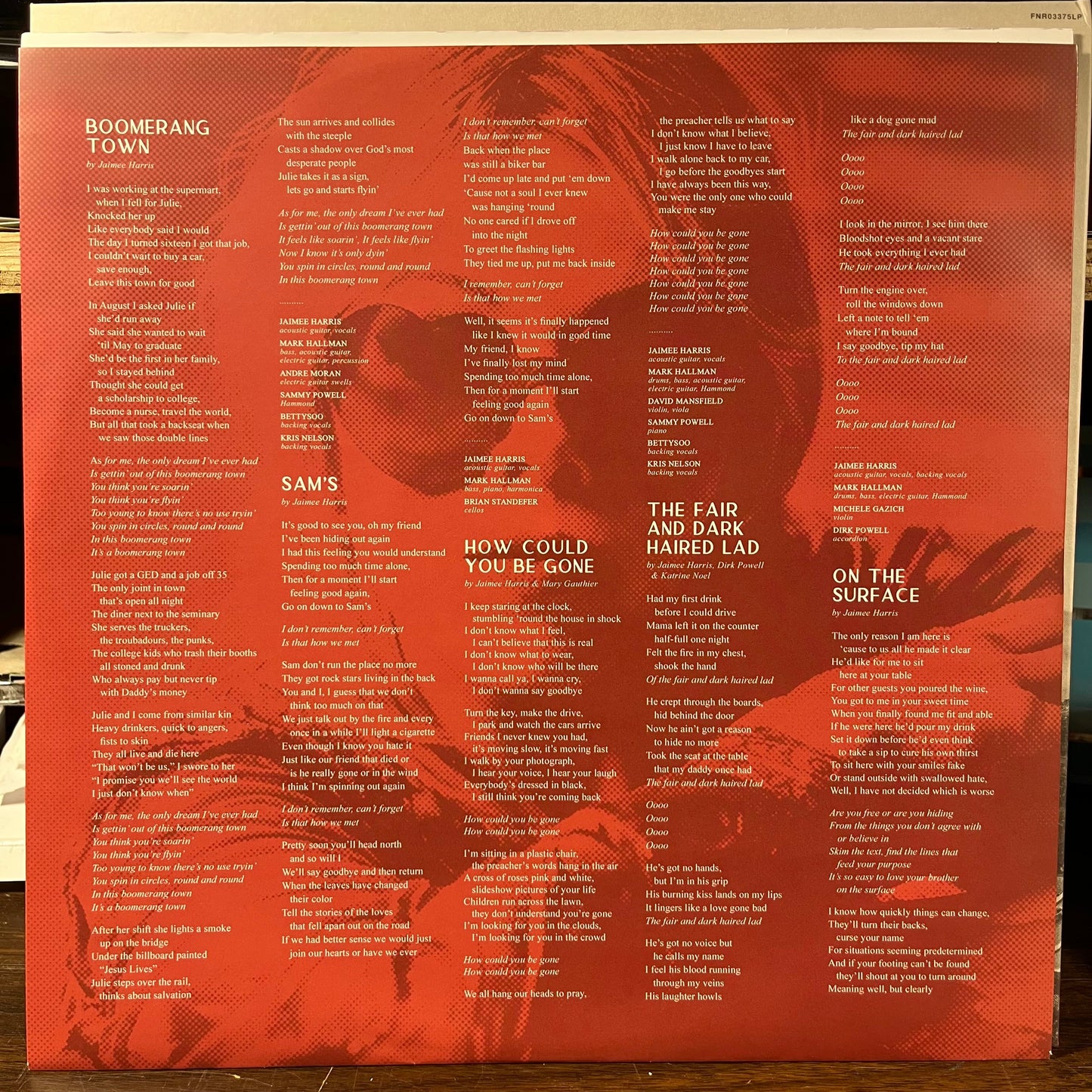 Jaimee Harris - Boomerang Town *SIGNED*(VINYL) | Near Mint (NM) Mint (M)-