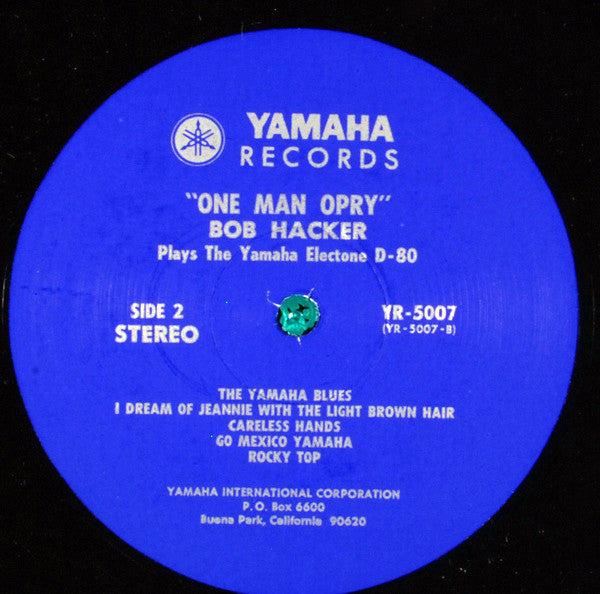 Bob Hacker - "One Man Opry" Bob Hacker Plays The Yamaha Electone D-80 (VINYL) | Near Mint (NM) Excellent (EX)-
