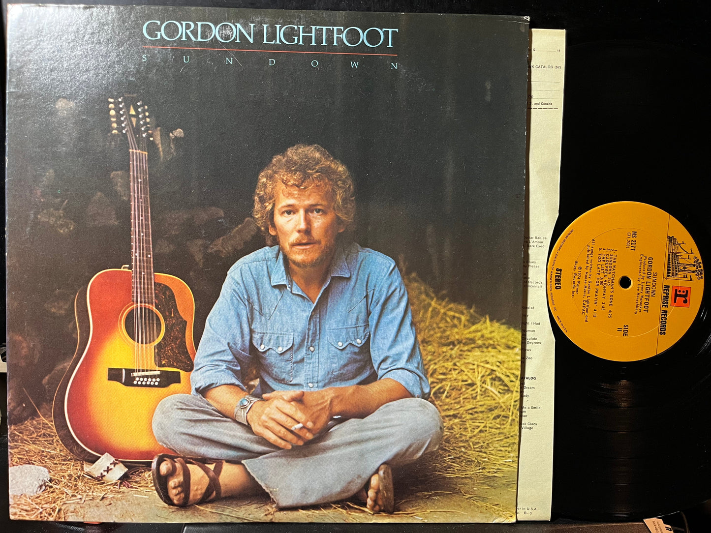 Gordon Lightfoot - Sundown (VINYL) | Near Mint (NM) Excellent+ (EX+)-