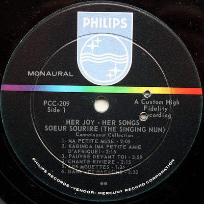 Soeur Sourire - Her Joy Her Songs | Near Mint (NM) Excellent (EX)-