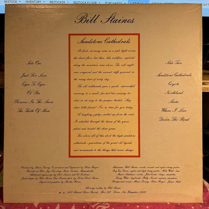 Bill Staines - Sandstone Cathedrals | Near Mint (NM) Excellent (EX)-