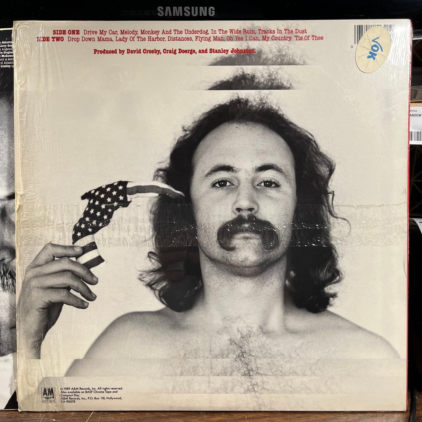 David Crosby - Oh Yes I Can (VINYL) | Near Mint (NM) Near Mint (NM)-