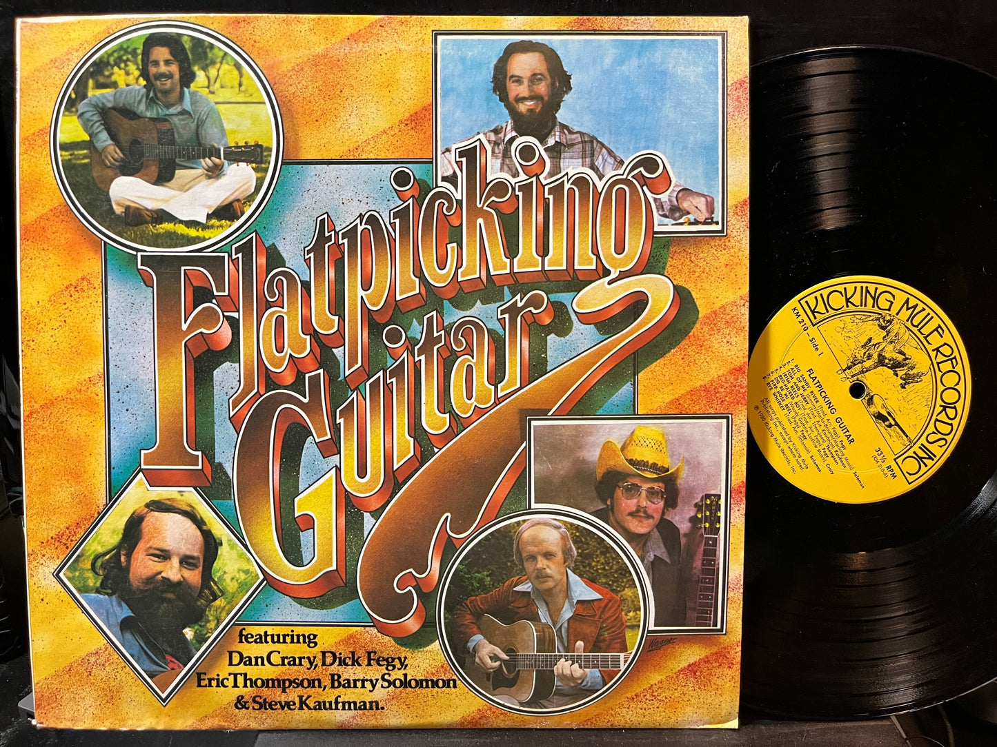 Various - Flatpicking Guitar (VINYL LP KICKING MULE KM 210 1980) | USED Near Mint (NM or M-) Near Mint (NM)-