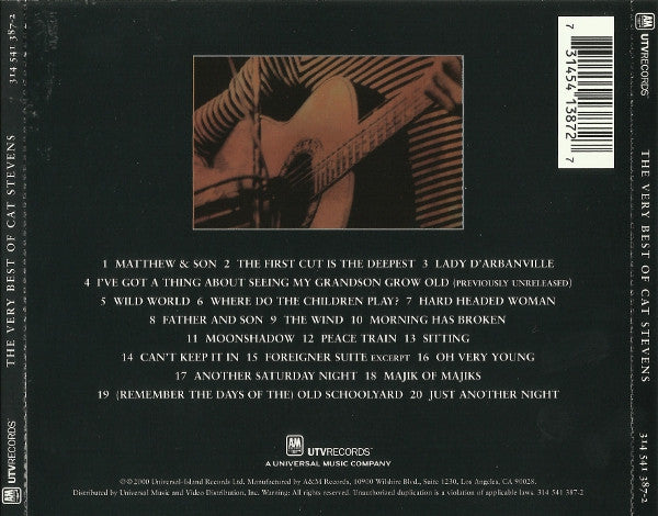 Cat Stevens - The Very Best Of Cat Stevens (CD) | Near Mint (NM) Excellent (EX)-