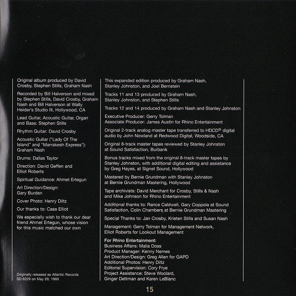 Crosby, Stills & Nash - Crosby, Stills & Nash (CD) | Near Mint (NM) Near Mint (NM)-