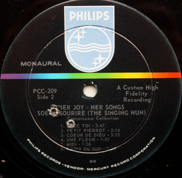 Soeur Sourire - Her Joy Her Songs | Near Mint (NM) Excellent (EX)-