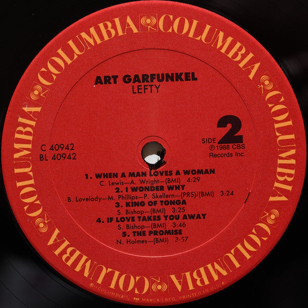 Art Garfunkel - Lefty | Near Mint (NM) Excellent (EX)-