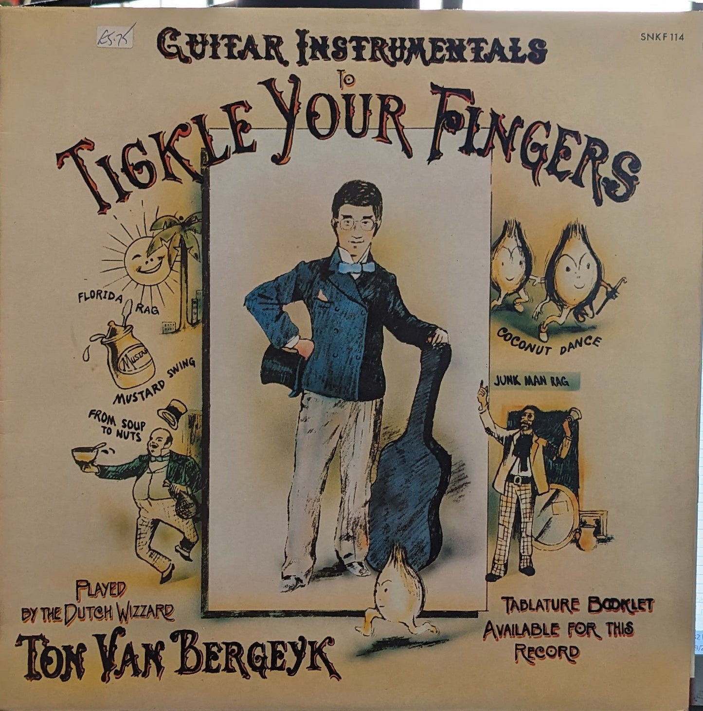 Ton Van Bergeijk - Guitar Instrumentals To Tickle Your Fingers | Near Mint (NM) Near Mint (NM)-