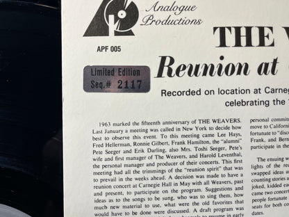 Reunion At Carnegie Hall - 1963 (VINYL) | Near Mint (NM) Excellent+ (EX+)-