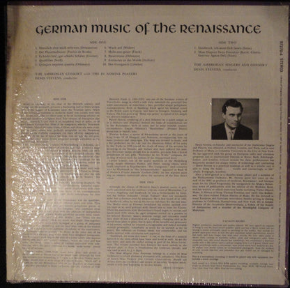 The Ambrosian Singers - German Music of the Renaissance | Near Mint (NM) Excellent (EX)-