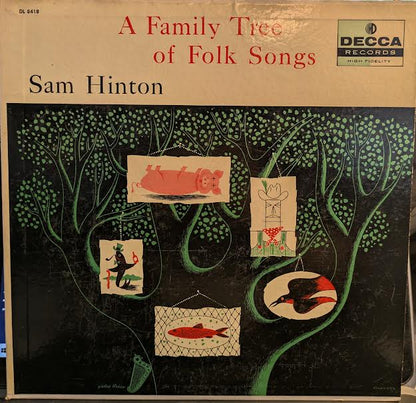 Sam Hinton - A Family Tree Of Folk Songs (VINYL) | Near Mint (NM or M-) Very Good Plus (VG+)-