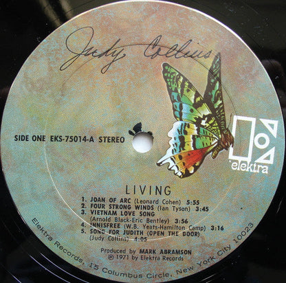 Judy Collins - Living *PITMAN* | Near Mint (NM) Near Mint (NM)-