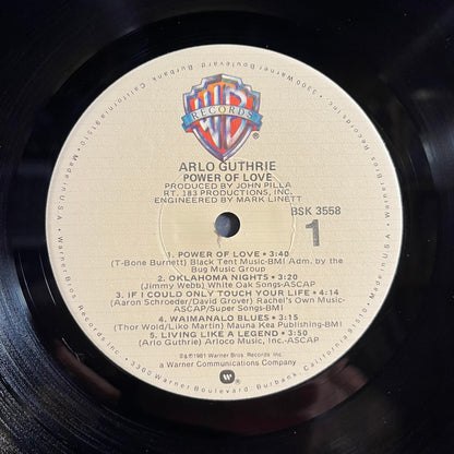 Arlo Guthrie - Power Of Love *PROMO/WINCHESTER* | Near Mint (NM) Excellent (EX)-