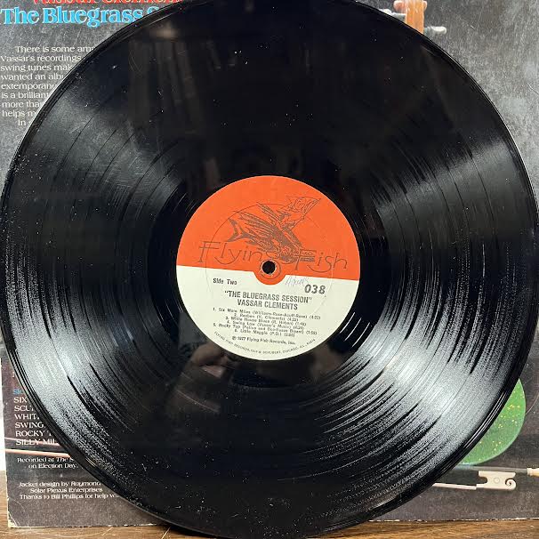 Vassar Clements - The Bluegrass Session (VINYL) | Excellent (EX)-