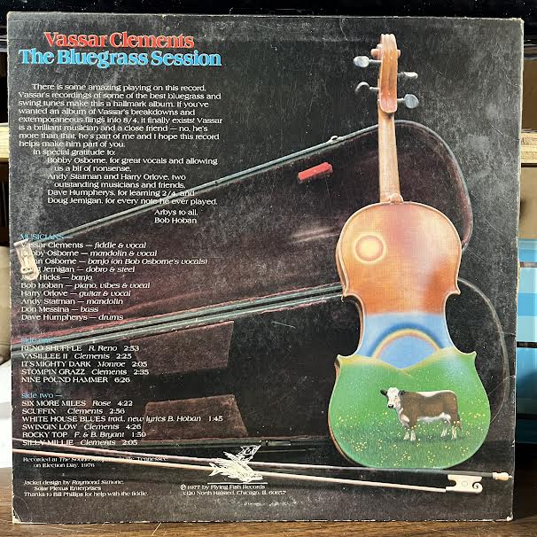Vassar Clements - The Bluegrass Session (VINYL) | Excellent (EX)-