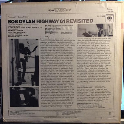 Bob Dylan - Highway 61 Revisited (VINYL) | Very Good Plus (VG+)-