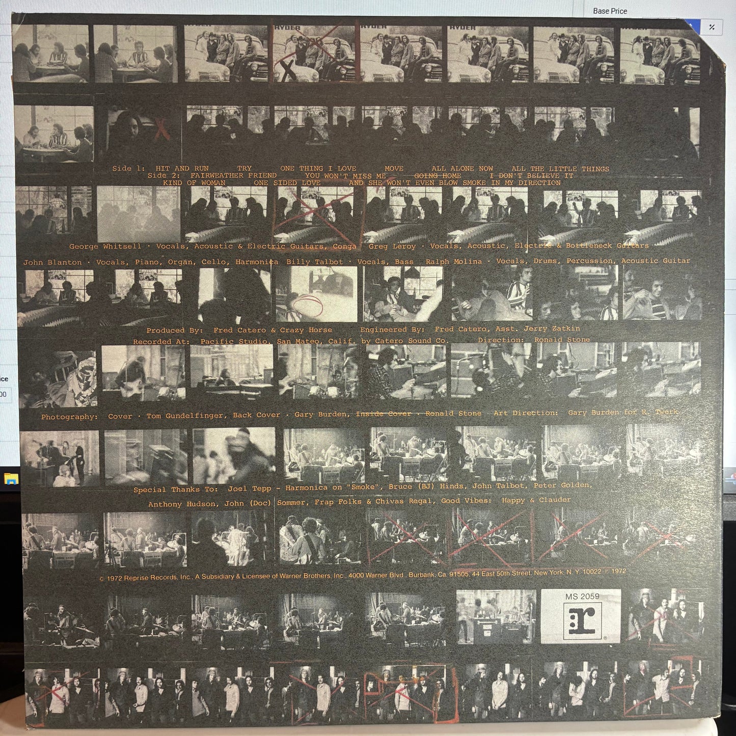 Crazy Horse - Loose (VINYL) | Very Good Plus (VG+) Very Good Plus (VG+)-