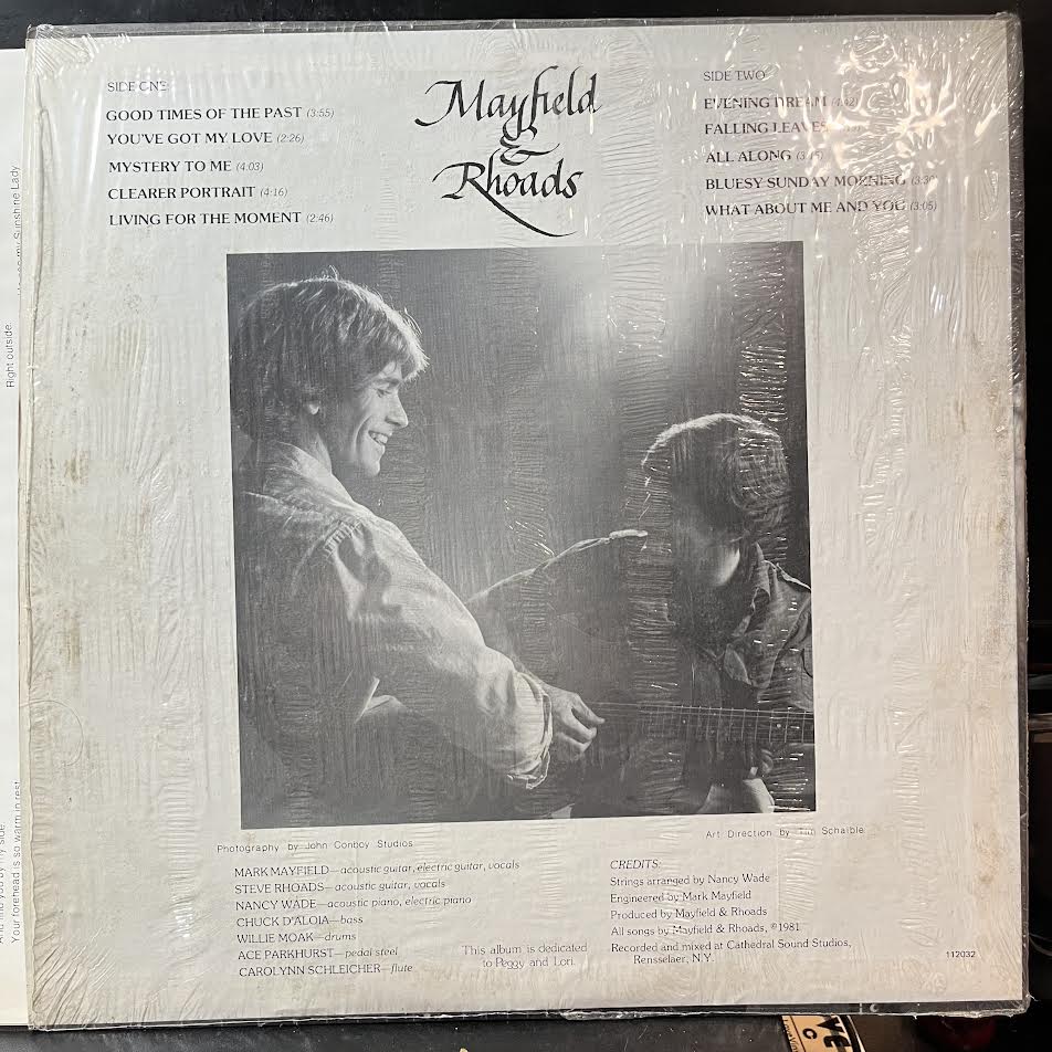 Mayfield & Rhoads - Mayfield & Rhoads (VINYL) | Very Good Plus (VG+) Near Mint (NM)-