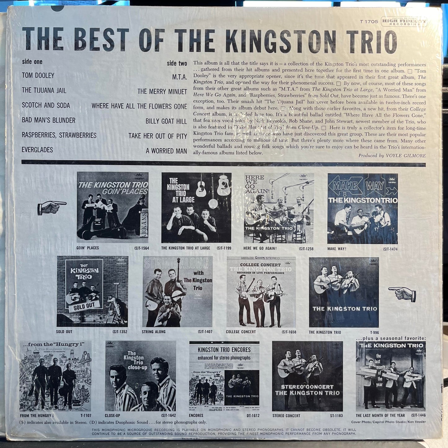 Kingston Trio - The Best Of The Kingston Trio | Very Good (VG) Near Mint (NM)-