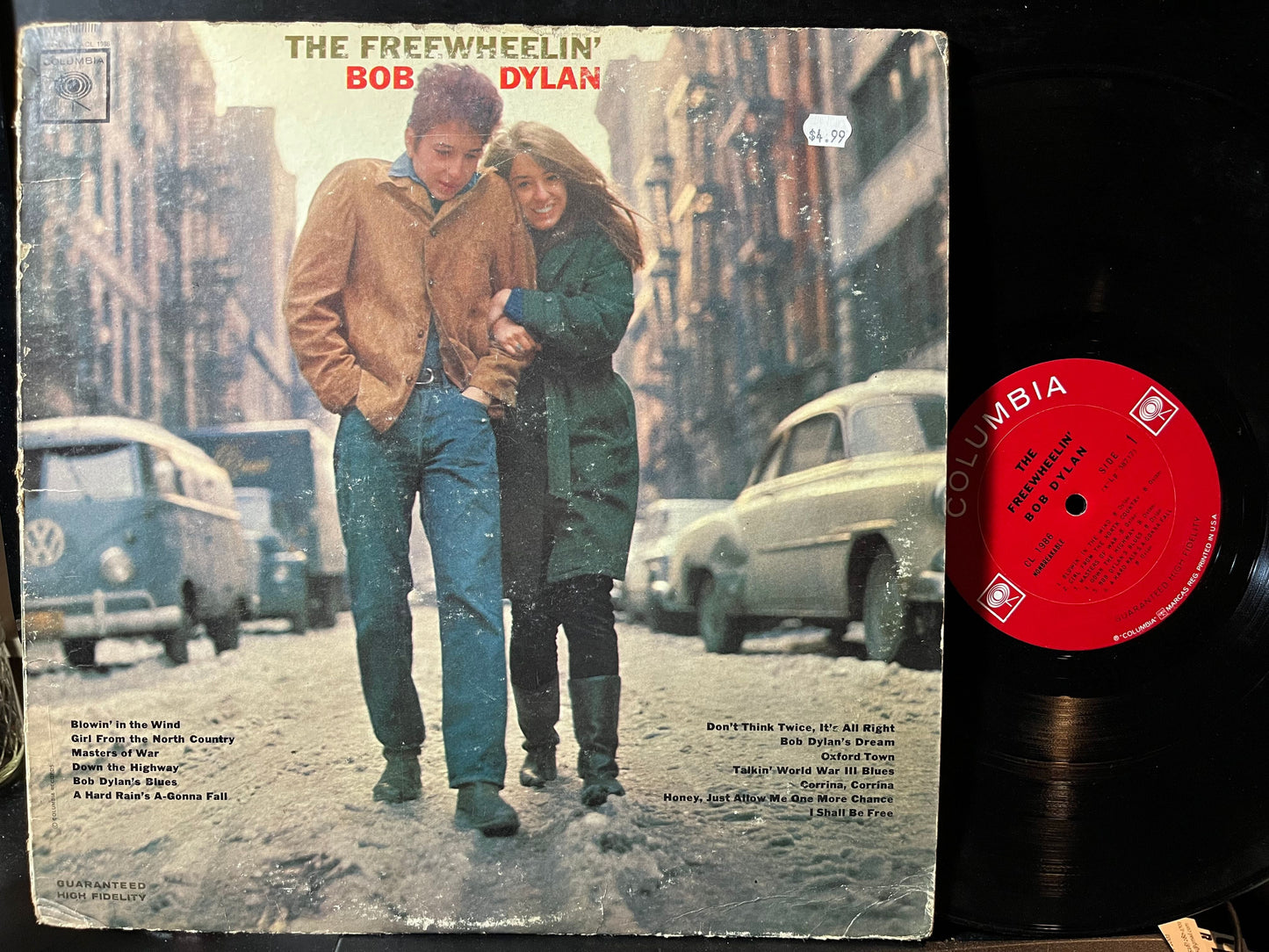 Bob Dylan - The Freewheelin' Bob Dylan (VINYL) | Very Good (VG) Very Good Plus (VG+)-