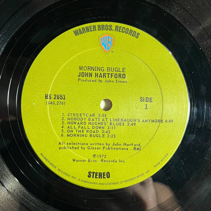 John Hartford - Morning Bugle *TERRE HAUTE* | Very Good (VG) Very Good Plus (VG+)-