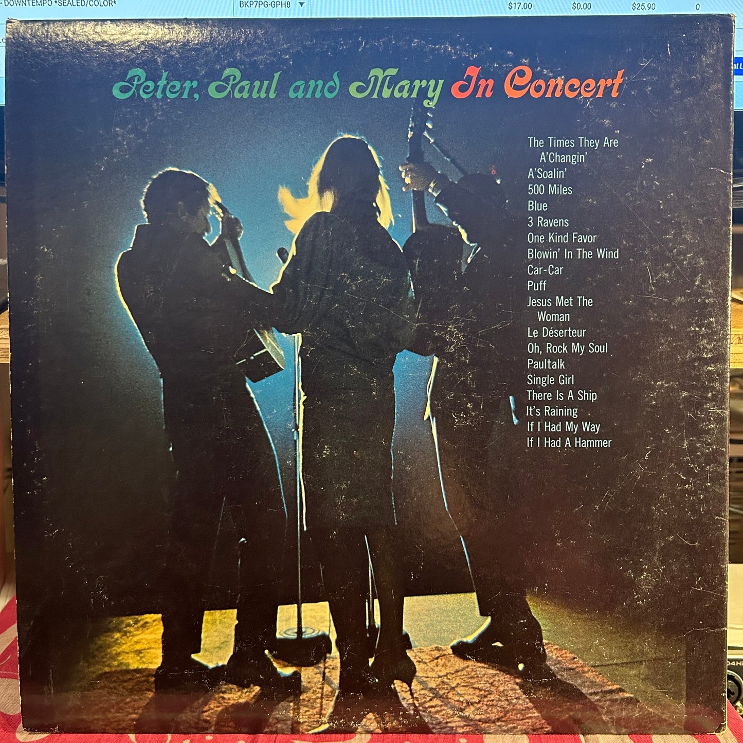 Peter, Paul & Mary - In Concert *GOLD LABEL* | Very Good (VG) Very Good Plus (VG+)-