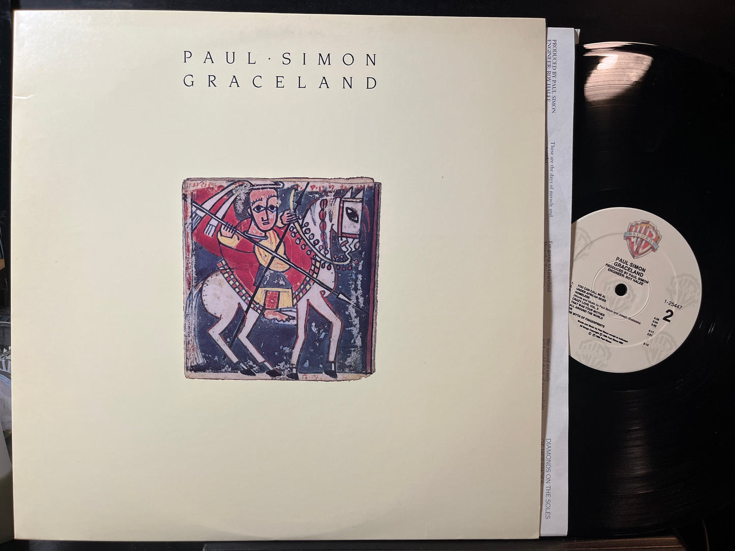 Paul Simon - Graceland (VINYL LP) | Near Mint (NM or M-) Near Mint (NM)-