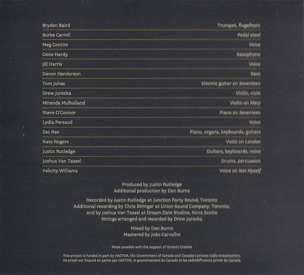 Justin Rutledge - Something Easy | Mint (M) Mint (M)-
