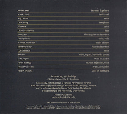 Justin Rutledge - Something Easy | Mint (M) Mint (M)-