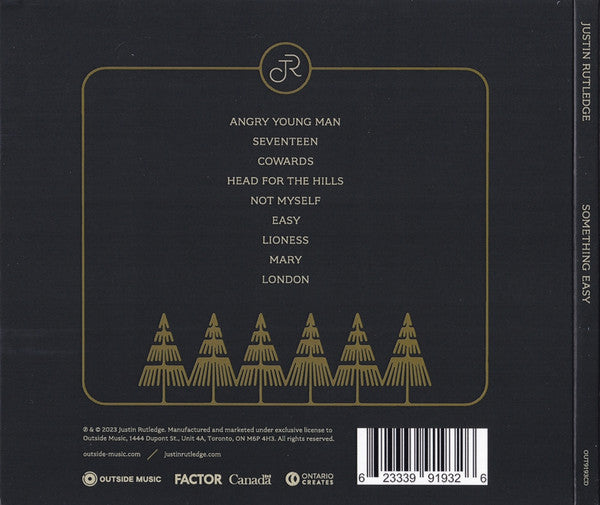 Justin Rutledge - Something Easy | Mint (M) Mint (M)-