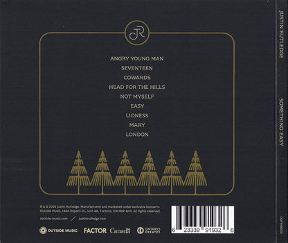 Justin Rutledge - Something Easy | Mint (M) Mint (M)-