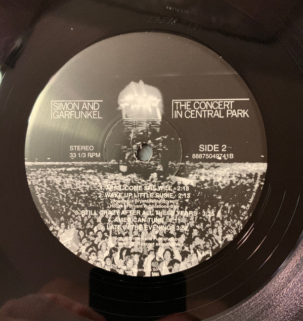 Simon & Garfunkel The Concert In Central Park 2xLP Mint (M) Mint (M)-