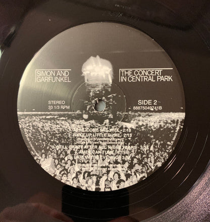Simon & Garfunkel The Concert In Central Park 2xLP Mint (M) Mint (M)-