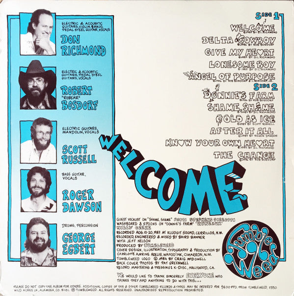 Tumbleweed (7) - Welcome | Mint (M) Mint (M)-