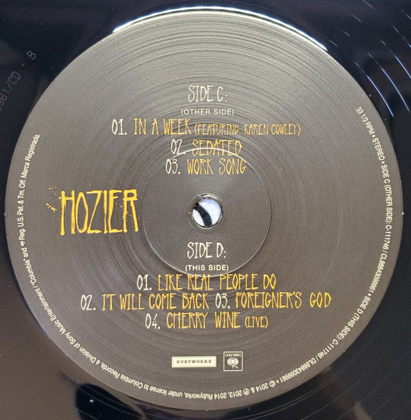 Hozier - Hozier (BONUS CD) | Mint (M) Mint (M)-