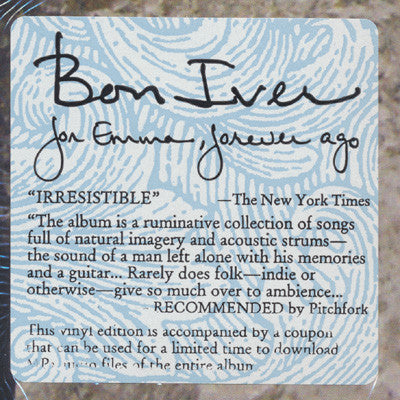 Bon Iver - For Emma, Forever Ago | Mint (M) Mint (M)-