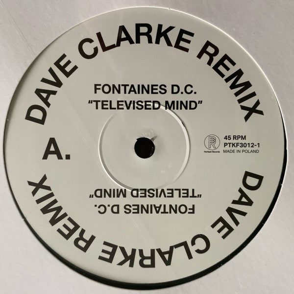 Fontaines D.C. - Televised Mind (Dave Clarke Remix) | Mint (M) Mint (M)--
